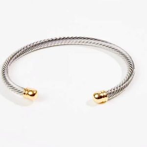 NWT Twisted Rope Cuff Bracelet